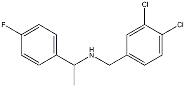 [(3,4-dichlorophenyl)methyl][1-(4-fluorophenyl)ethyl]amine Struktur