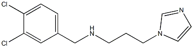 [(3,4-dichlorophenyl)methyl][3-(1H-imidazol-1-yl)propyl]amine Struktur