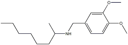 [(3,4-dimethoxyphenyl)methyl](octan-2-yl)amine Struktur