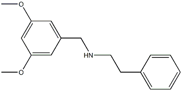 [(3,5-dimethoxyphenyl)methyl](2-phenylethyl)amine Struktur