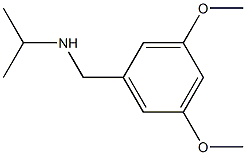 [(3,5-dimethoxyphenyl)methyl](propan-2-yl)amine Struktur