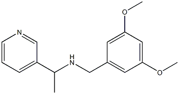 [(3,5-dimethoxyphenyl)methyl][1-(pyridin-3-yl)ethyl]amine Struktur