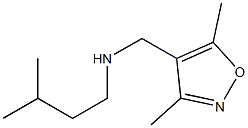 [(3,5-dimethyl-1,2-oxazol-4-yl)methyl](3-methylbutyl)amine Struktur