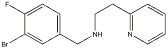 [(3-bromo-4-fluorophenyl)methyl][2-(pyridin-2-yl)ethyl]amine Struktur