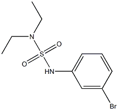 [(3-bromophenyl)sulfamoyl]diethylamine Struktur