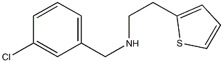 [(3-chlorophenyl)methyl][2-(thiophen-2-yl)ethyl]amine Struktur