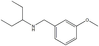 [(3-methoxyphenyl)methyl](pentan-3-yl)amine Struktur