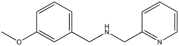 [(3-methoxyphenyl)methyl](pyridin-2-ylmethyl)amine Struktur