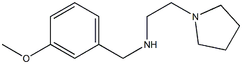 [(3-methoxyphenyl)methyl][2-(pyrrolidin-1-yl)ethyl]amine Struktur