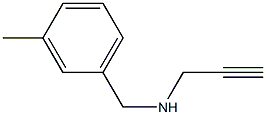 [(3-methylphenyl)methyl](prop-2-yn-1-yl)amine Struktur