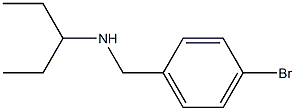 [(4-bromophenyl)methyl](pentan-3-yl)amine Struktur