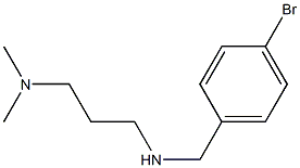 [(4-bromophenyl)methyl][3-(dimethylamino)propyl]amine Struktur