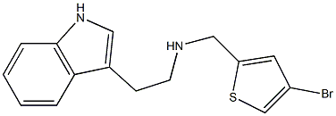 [(4-bromothiophen-2-yl)methyl][2-(1H-indol-3-yl)ethyl]amine Struktur