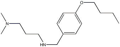 [(4-butoxyphenyl)methyl][3-(dimethylamino)propyl]amine Struktur