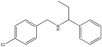 [(4-chlorophenyl)methyl](1-phenylpropyl)amine Struktur