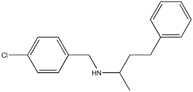 [(4-chlorophenyl)methyl](4-phenylbutan-2-yl)amine Struktur