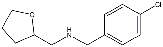 [(4-chlorophenyl)methyl](oxolan-2-ylmethyl)amine Struktur