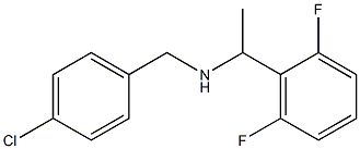 [(4-chlorophenyl)methyl][1-(2,6-difluorophenyl)ethyl]amine Struktur