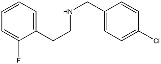 [(4-chlorophenyl)methyl][2-(2-fluorophenyl)ethyl]amine Struktur