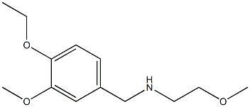 [(4-ethoxy-3-methoxyphenyl)methyl](2-methoxyethyl)amine Struktur