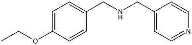 [(4-ethoxyphenyl)methyl](pyridin-4-ylmethyl)amine Struktur