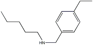 [(4-ethylphenyl)methyl](pentyl)amine Struktur