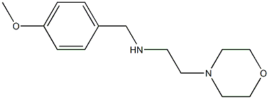 [(4-methoxyphenyl)methyl][2-(morpholin-4-yl)ethyl]amine Struktur