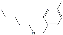 [(4-methylphenyl)methyl](pentyl)amine Struktur