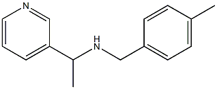 [(4-methylphenyl)methyl][1-(pyridin-3-yl)ethyl]amine Struktur