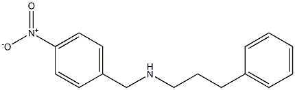 [(4-nitrophenyl)methyl](3-phenylpropyl)amine Struktur