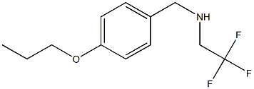 [(4-propoxyphenyl)methyl](2,2,2-trifluoroethyl)amine Struktur