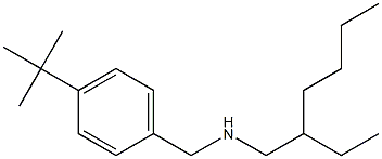 [(4-tert-butylphenyl)methyl](2-ethylhexyl)amine Struktur