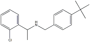 [(4-tert-butylphenyl)methyl][1-(2-chlorophenyl)ethyl]amine Struktur