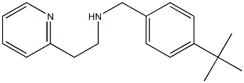 [(4-tert-butylphenyl)methyl][2-(pyridin-2-yl)ethyl]amine Struktur