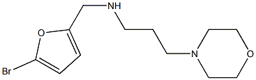 [(5-bromofuran-2-yl)methyl][3-(morpholin-4-yl)propyl]amine Struktur