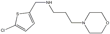 [(5-chlorothiophen-2-yl)methyl][3-(morpholin-4-yl)propyl]amine Struktur