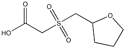 [(tetrahydrofuran-2-ylmethyl)sulfonyl]acetic acid Struktur