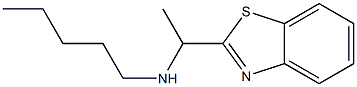 [1-(1,3-benzothiazol-2-yl)ethyl](pentyl)amine Struktur