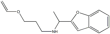 [1-(1-benzofuran-2-yl)ethyl][3-(ethenyloxy)propyl]amine Struktur