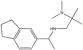 [1-(2,3-dihydro-1H-inden-5-yl)ethyl][2-(dimethylamino)-2-methylpropyl]amine Struktur