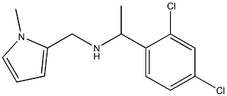 [1-(2,4-dichlorophenyl)ethyl][(1-methyl-1H-pyrrol-2-yl)methyl]amine Struktur