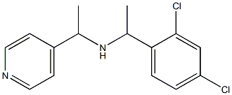 [1-(2,4-dichlorophenyl)ethyl][1-(pyridin-4-yl)ethyl]amine Struktur