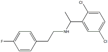 [1-(2,5-dichlorophenyl)ethyl][2-(4-fluorophenyl)ethyl]amine Struktur