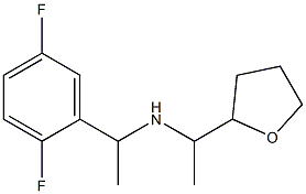 [1-(2,5-difluorophenyl)ethyl][1-(oxolan-2-yl)ethyl]amine Struktur