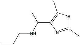 [1-(2,5-dimethyl-1,3-thiazol-4-yl)ethyl](propyl)amine Struktur