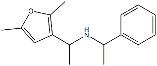 [1-(2,5-dimethylfuran-3-yl)ethyl](1-phenylethyl)amine Struktur