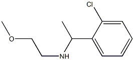 [1-(2-chlorophenyl)ethyl](2-methoxyethyl)amine Struktur