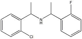 [1-(2-chlorophenyl)ethyl][1-(2-fluorophenyl)ethyl]amine Struktur