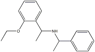 [1-(2-ethoxyphenyl)ethyl](1-phenylethyl)amine Struktur