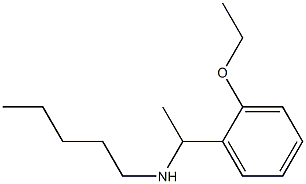 [1-(2-ethoxyphenyl)ethyl](pentyl)amine Struktur